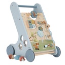 Little Dutch Porteur-pousseur en bois Forest Friends bleu