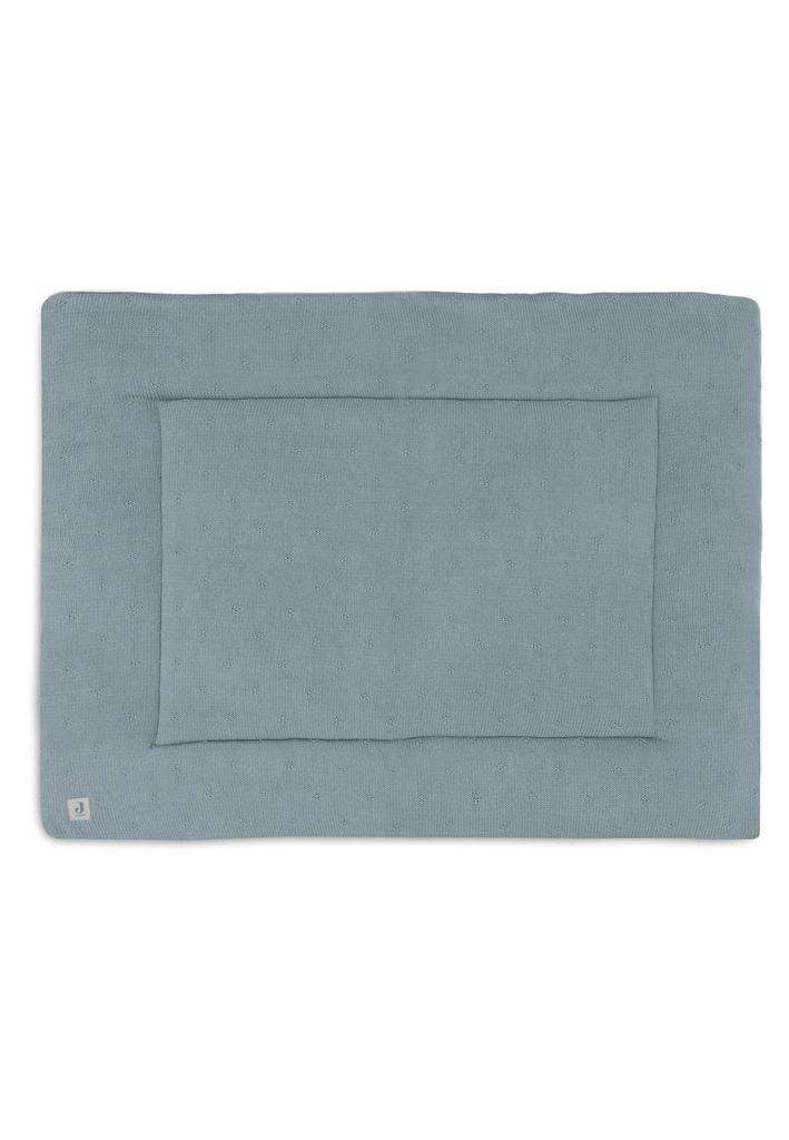 Jollein Tapis pour parc Cosy Knit Sea Green Lg 75 x L 95 cm