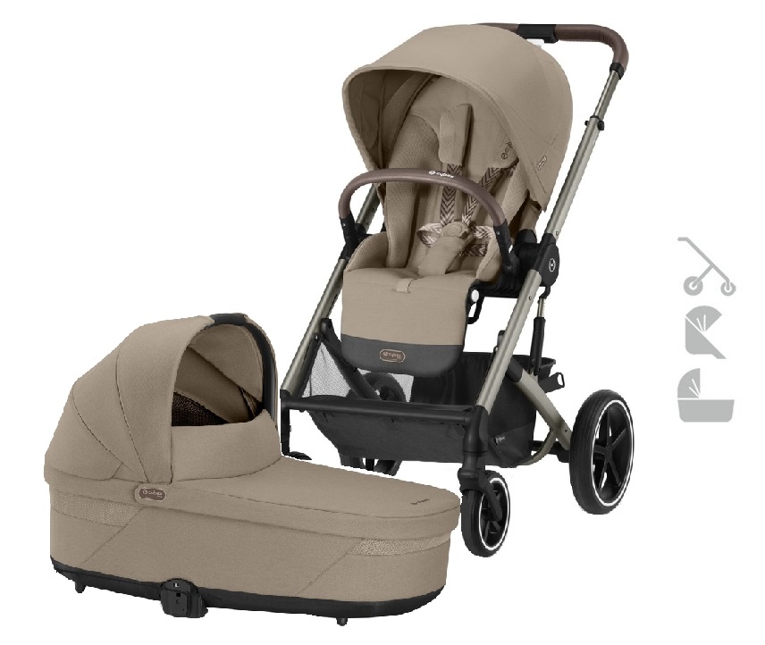 Cybex Kinderwagen 3-in-1 Balios S Lux Taupe / Almond beige