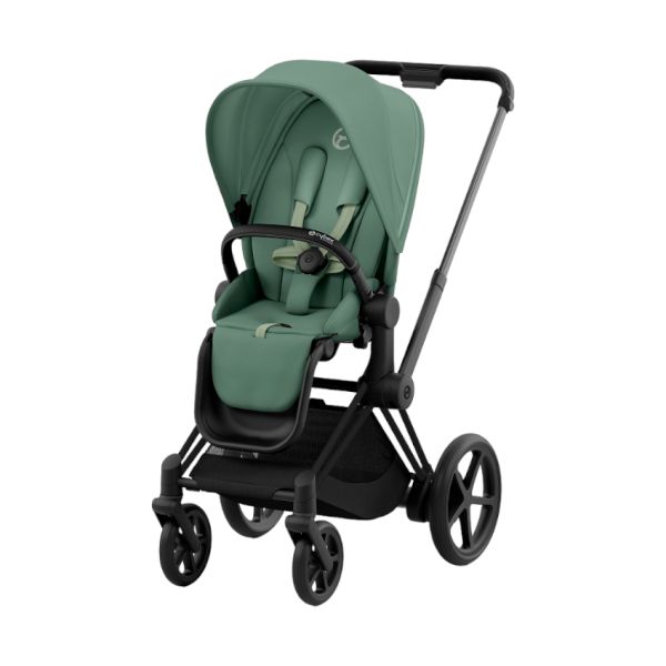 Cybex Poussette 2 en 1 Priam Matt Black/Leaf Green