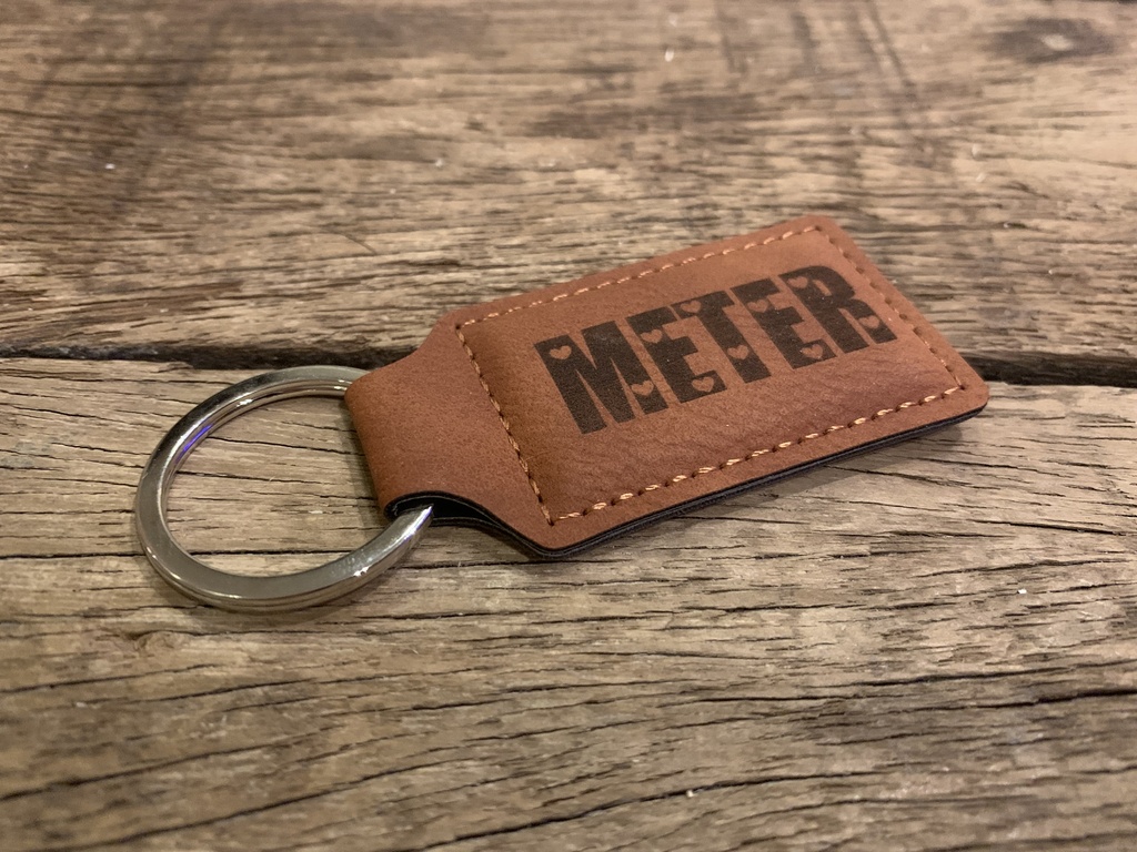 Dotti Sleutelhanger "Meter, jij bent de liefste" bruin