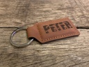 Dotti Sleutelhanger "Peter, jij bent de liefste" bruin