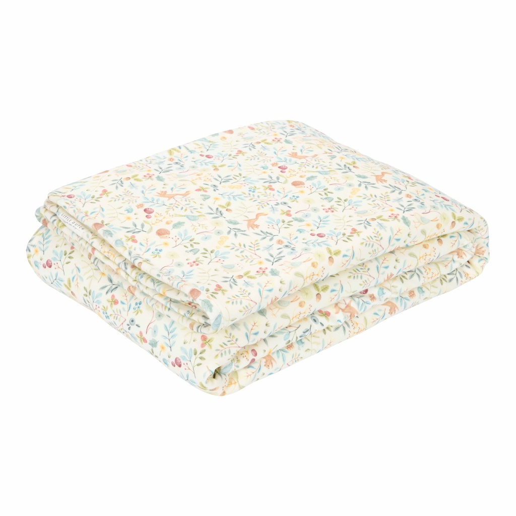 Little Dutch Couverture de lit Forest Wonders coton bio Lg 110 x L 140 cm