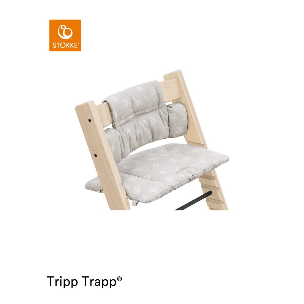 Stokke® Coussin réducteur pour chaise haute Tripp Trapp® Classic Star Silver