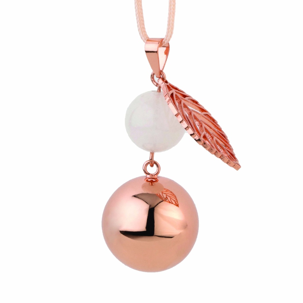 Babylonia Grelot de grossesse Bola Pearl Leaf Rosegold