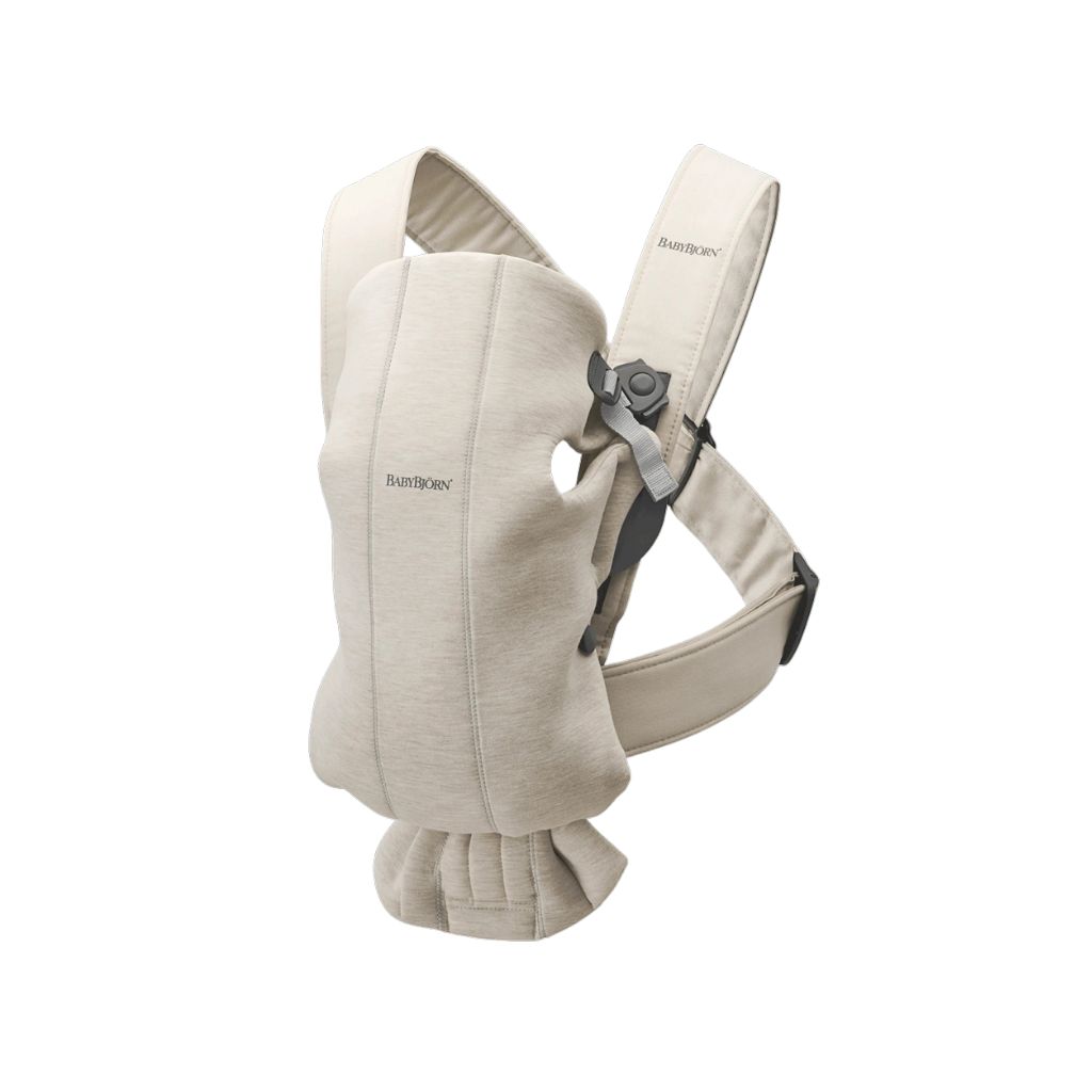 BabyBjörn Porte-bébé ventral Mini 3D Jersey light beige