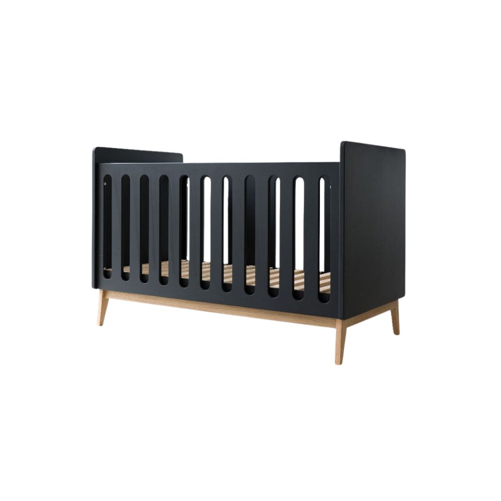 Pericles Lit pour bébé convertible Pure black L 120 x Lg 60 cm 