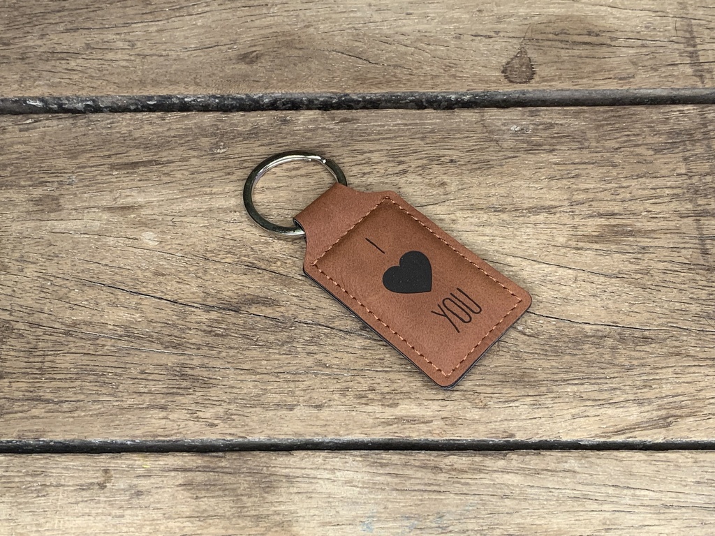 Dotti Sleutelhanger Leather I Love You