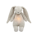 Moonie Knuffel met licht Humming Bunny Grey 28 cm