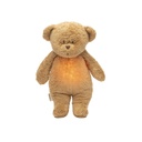 Moonie 2.0 Knuffel met licht en geluid The Humming Bear Cappuccino 28 cm