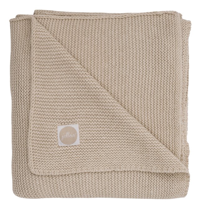 Jollein Couverture pour lit Basic Knit Nougat