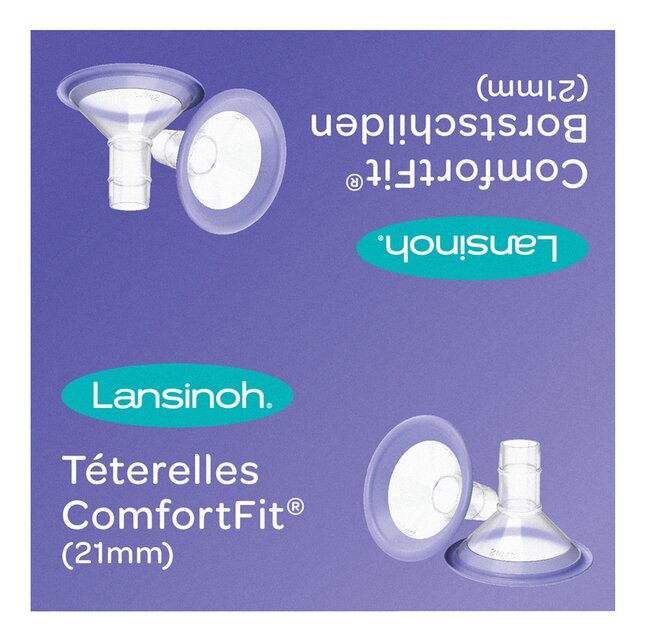 Lansinoh Borstschild Comfort Fit 21 mm - 2 stuks