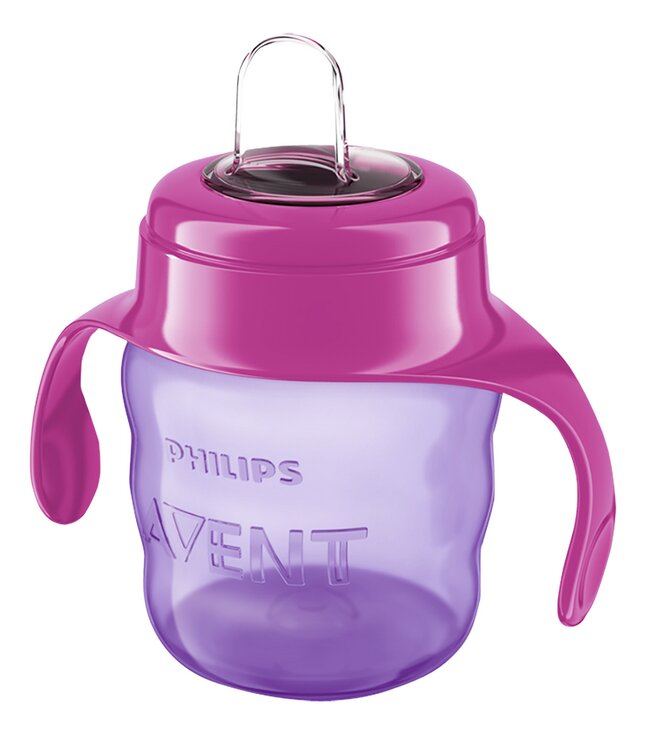 Philips AVENT Oefenbeker 200 ml roze/paars