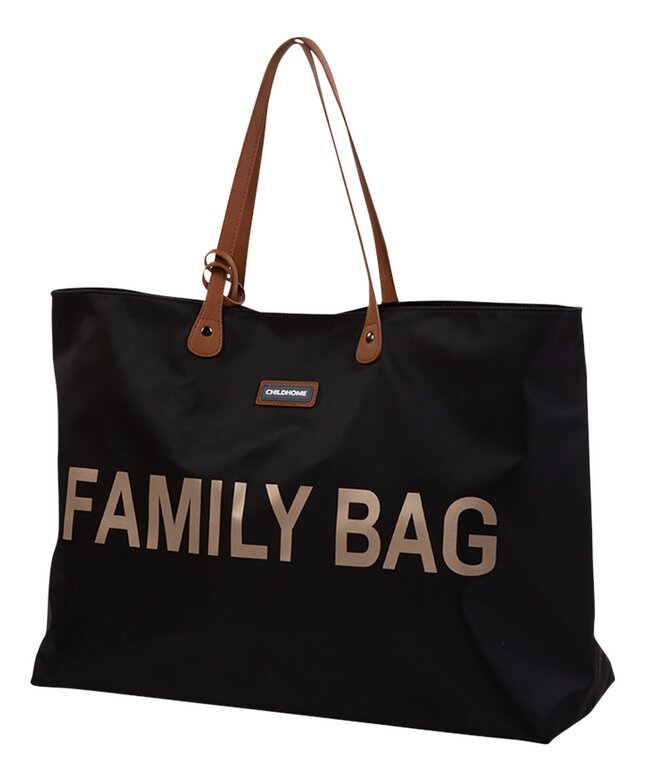 Childhome Sac à langer Family Bag noir/or