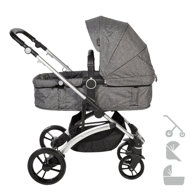 Dreambee Poussette 3 en 1 Essentials Smokey Grey