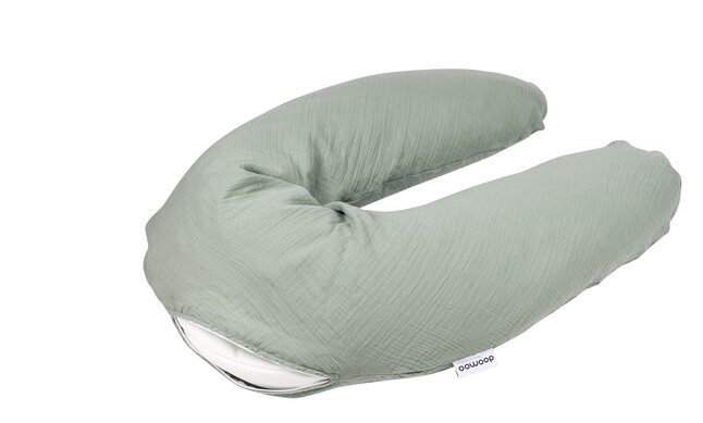 doomoo Housse pour coussin de positionnement et d'allaitement Comfy Big Green