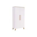 Transland Armoire 2 portes Steffi blanc