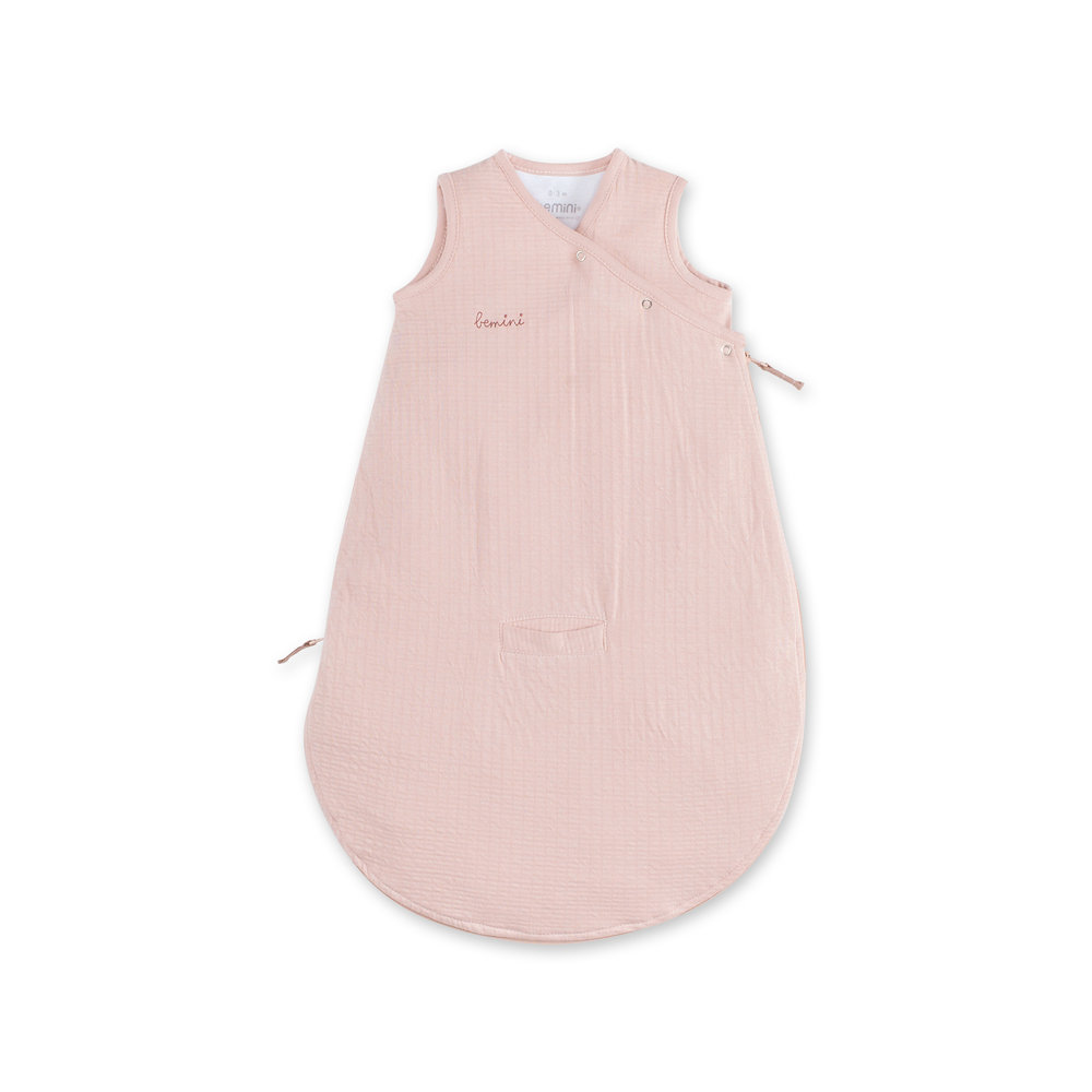 Bemini Sac de couchage d'été Cadum Magic Bag coton rose clair 60 cm