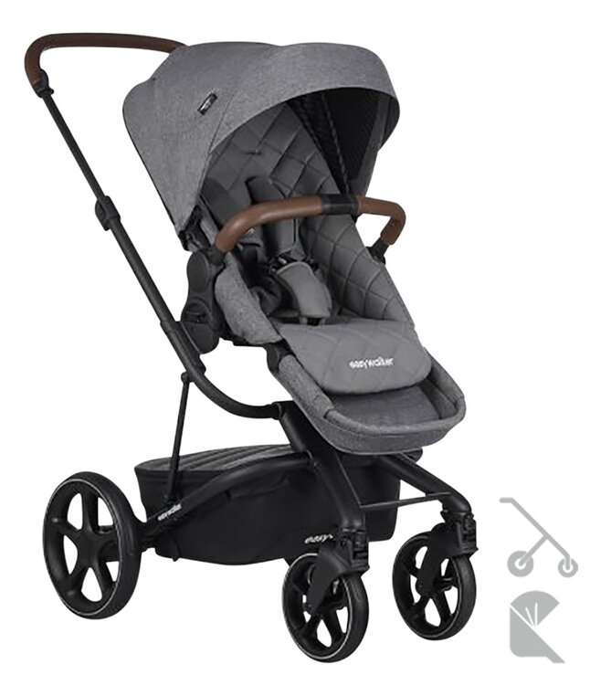 EasyWalker 2-in-1 Kinderwagen Harvey³ Premium Diamond Grey