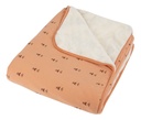 Dreambee Couverture pour lit Flo terracotta