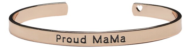 Proud Mama Armband Bangle roze