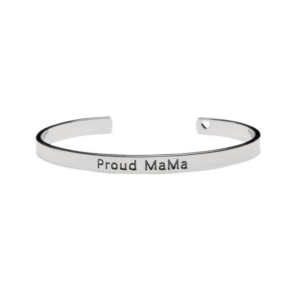 Proud Mama Armband Bangle zilver