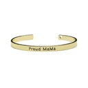 Proud Mama Armband Bangle goud