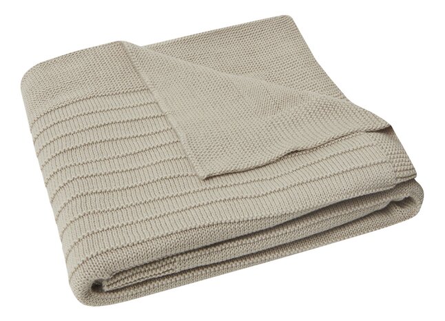 Jollein Couverture pour berceau ou parc Pure Knit Nougat