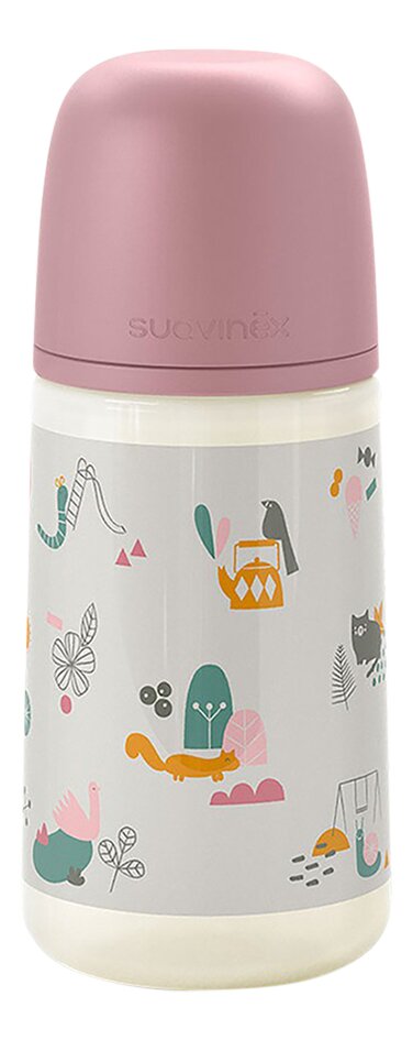 Suavinex Zuigfles A walk in the park Medium Flow Nude 270 ml