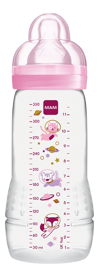 MAM Biberon Easy Active Space Adventure rose 330 ml