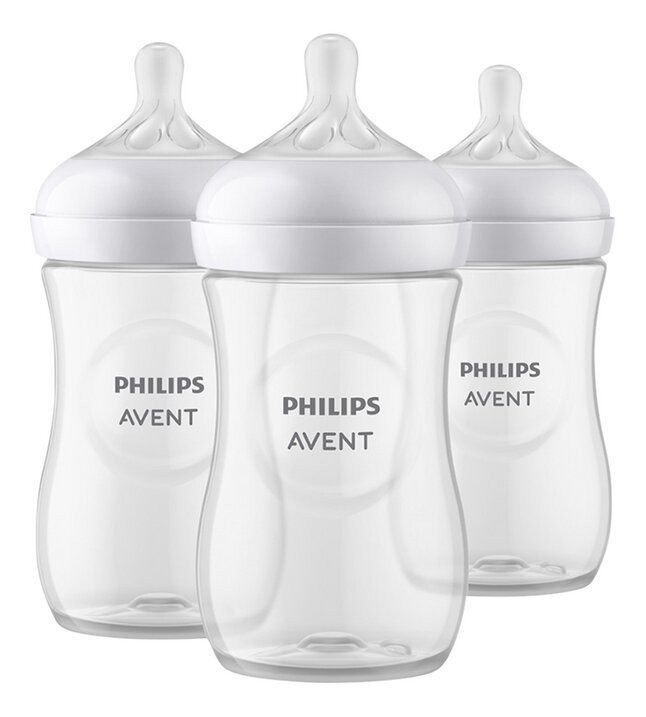 Philips AVENT Biberon Natural Response transparent 260 ml - 3 pièces