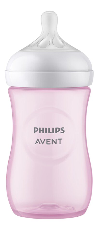 Philips AVENT Biberon Natural Response rose 260 ml