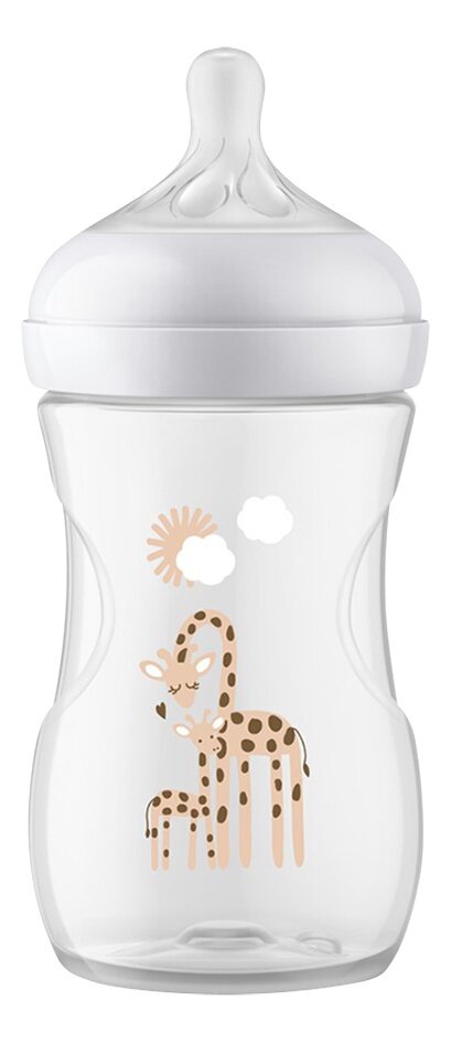 Philips AVENT Biberon Natural Response Girafe transparent 260 ml