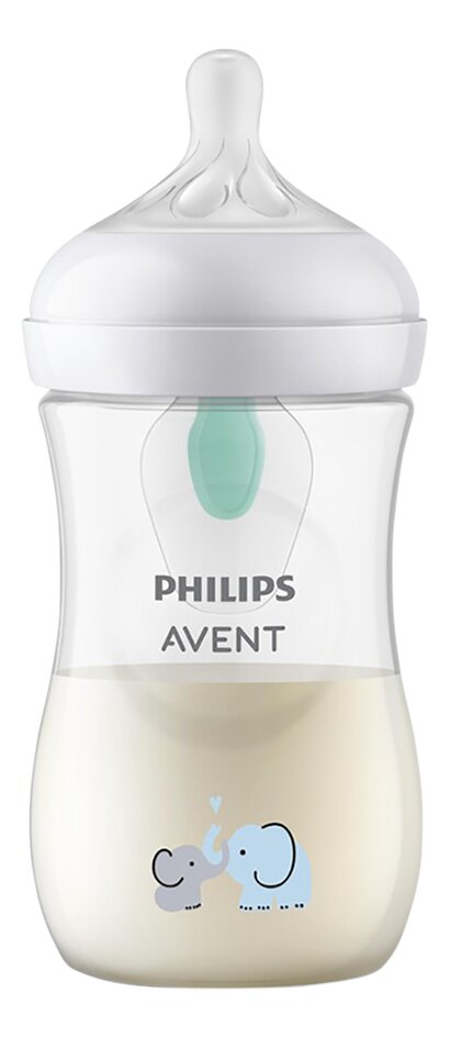 Philips AVENT Zuigfles Natural Response AirFree Olifant transparant 260 ml