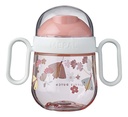 Mepal Gobelet d'apprentissage Mio 2.0 Flowers & Butterflies 200 ml rose