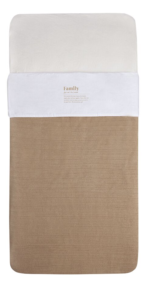 Jollein Drap pour lit Family blanc
