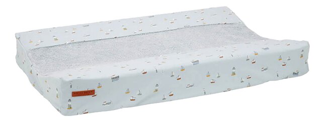 Little Dutch Housse pour matelas à langer Sailors Bay Blue