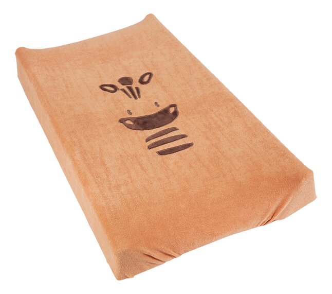 Dreambee Housse pour matelas à langer Flo terracotta