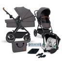 Kinderkraft Wandelwagen 4-in-1 B-Tour Mink Pro Dark Grey