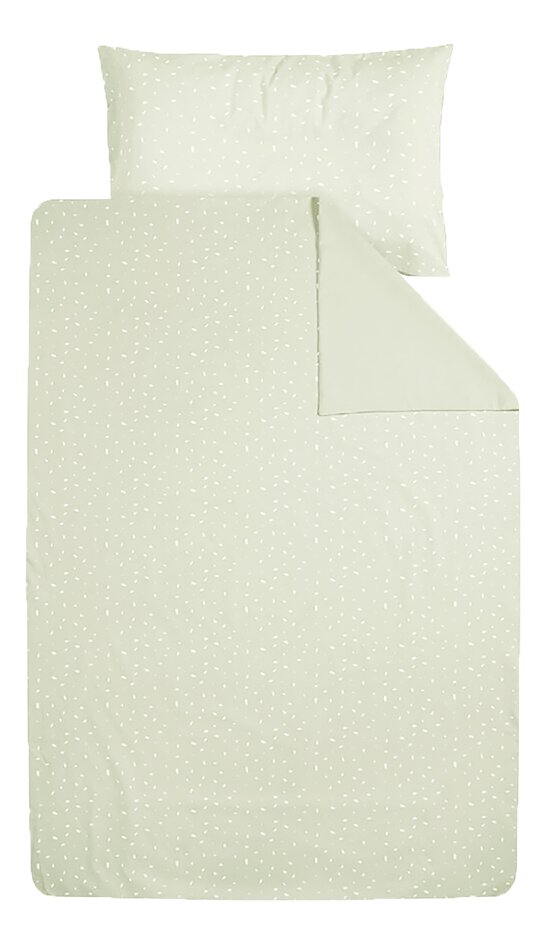 Dreambee Housse de couette pour lit Essentials vert clair