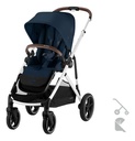 Cybex 2-in-1 Kinderwagen Gazelle S Silver/Ocean Blue