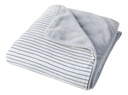 Dreambee Couverture pour berceau ou parc Billie lignes gris