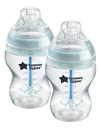 Tommee Tippee Biberon anticolique Avancé transparent/blanc 260 ml - 2 pièces