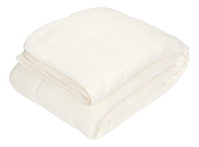 Little Dutch Couverture d'hiver pour berceau ou parc Pure Soft White