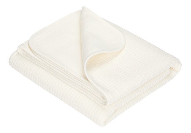 Little Dutch Couverture d'été pour lit Pure  Soft White