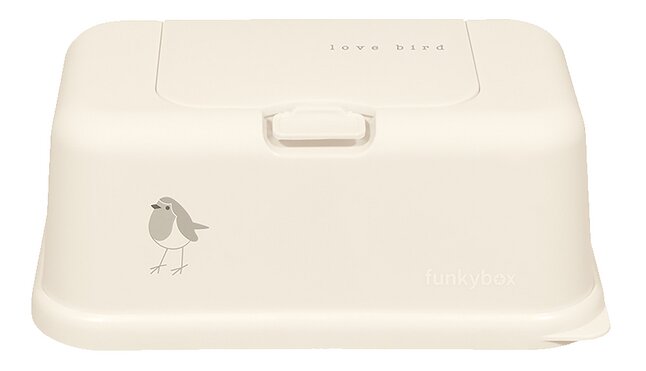 FunkyBox Boîte à lingettes humides  Love Bird Cream