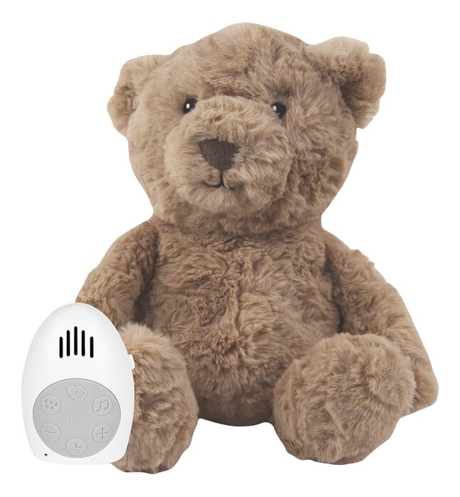 Flow Peluche d'activité avec battements de cœur Lou l'Ours brun 29 cm