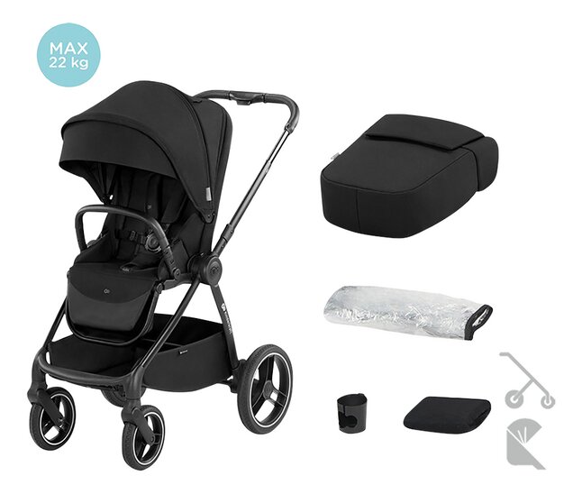 Kinderkraft Poussette 2 en 1 Nea Midnight Black