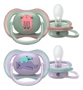 Philips AVENT Fopspeen + 6 maanden Ultra Air kat/beer - 2 stuks