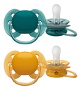 Philips AVENT Fopspeen + 6 maanden Ultra Soft groen/geel - 2 stuks